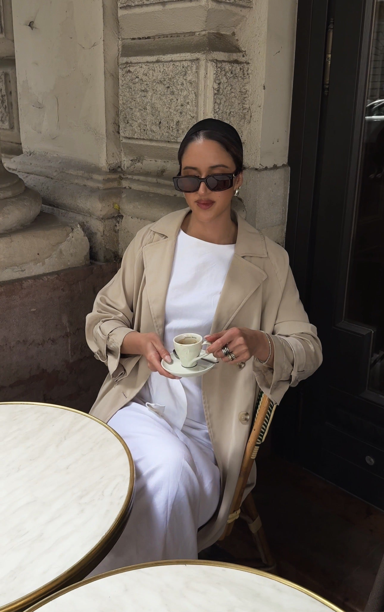 White Sky Linen Maxi Dress