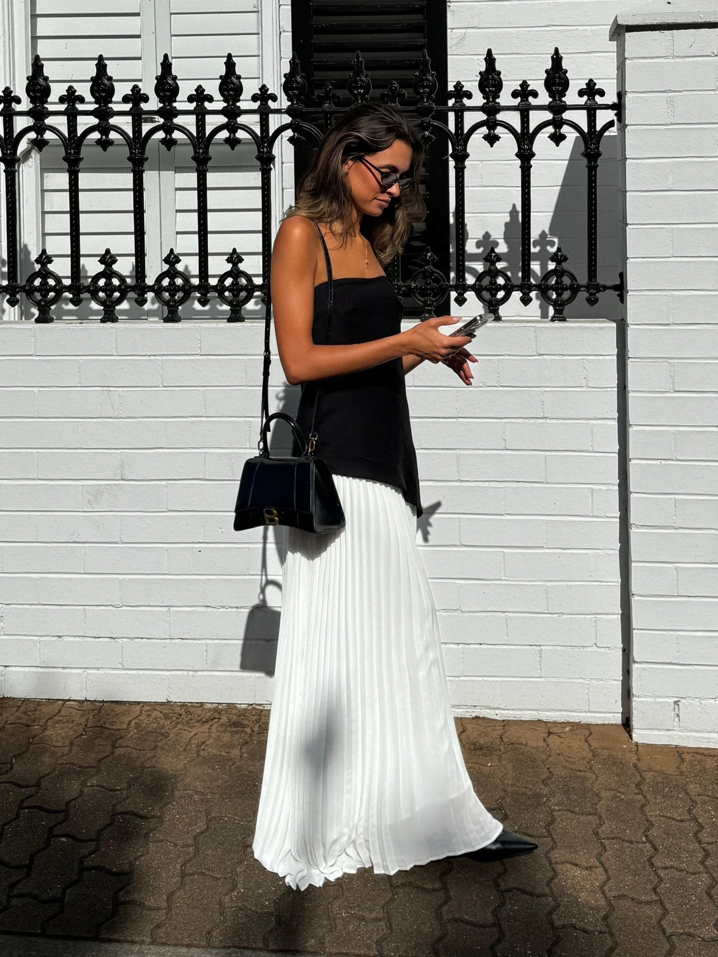 Black & White Serenity Maxi Dress